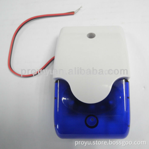 Cheap High Security CE Wired Strobe Siren With Flash Light(12V) MINI Strobe Siren